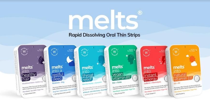 Melts® is a newly launched product by Wellbeing Nutrition