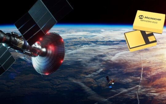 Microchip’s M6 MRH25N12U3 silicon transistor withstands extreme space environments and extends reliability of power circuitry