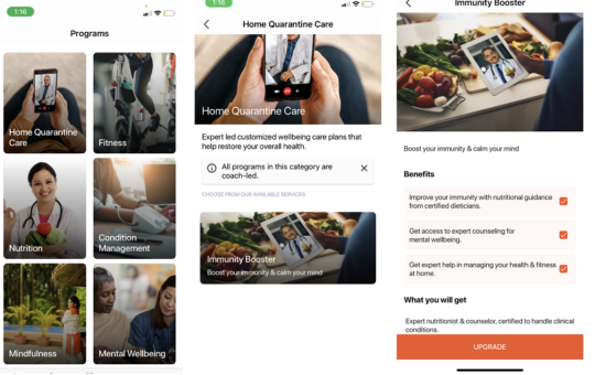 Reach wellbeing app