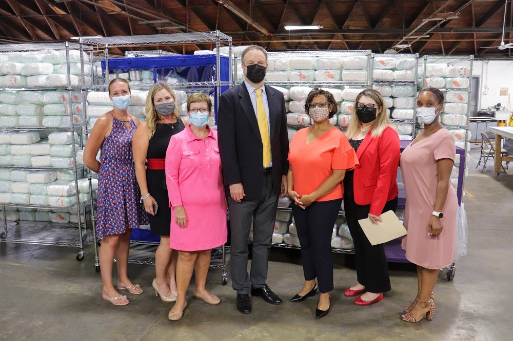 St. Louis County Executive Sam Page at the St. Louis Area Diaper Bank