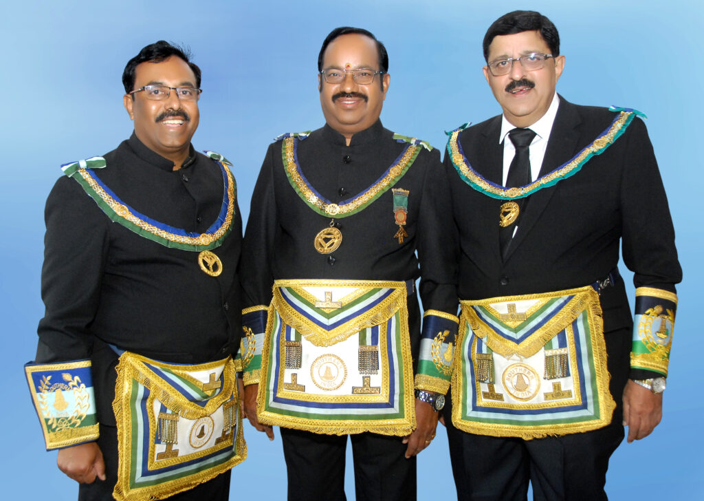 Portraits of Freemason leaders for Telangana area appointed