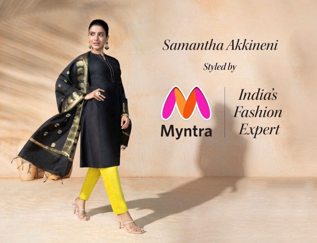 Samantha Akkineni raises the fashion quotient as she hits the screens for Myntra’s mega brand campaign