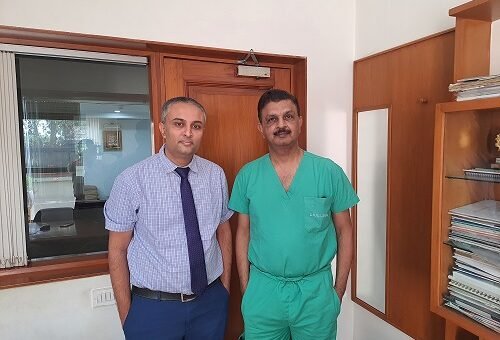 DR. VIKRAM (ON RIGHT) WITH DR. VIRAL