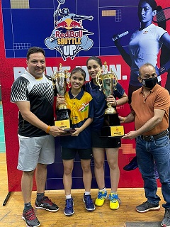 The pair of Sana Verma and Ekta Joshi were crowned champions of the Delhi Edition of Red Bull Shuttle Up (1)