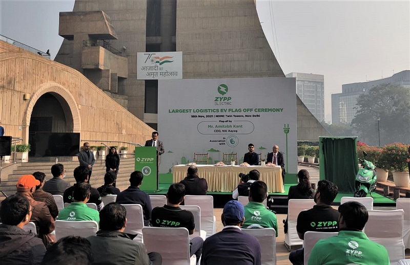 Mr. Amitabh Kant, CEO, NITI Aayog addressing the audience at the event