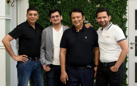 Left to right - Anil Jain, Gaurav Jain, Dr Apoorv Ranjan Sharma and Anuj Golecha