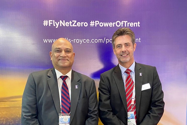 Kishore Jayaraman and Chris Davie of Rolls-Royce