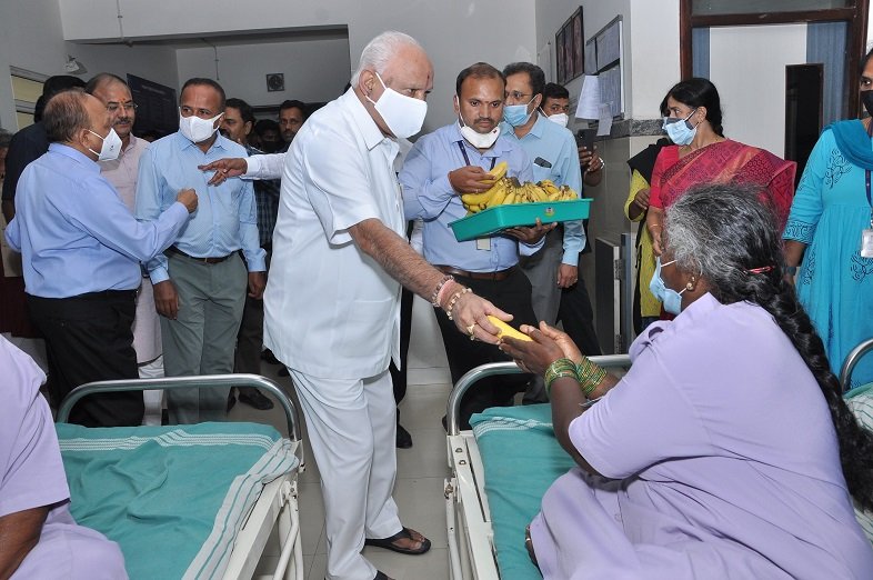 Honourable former Chief Minister Sri B S Yediyurappa 