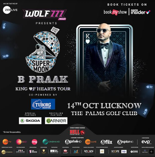 Singing sensation B Praak is all set to bring the house down in Lucknow - Supermoon ft. B Praak- King of Hearts Tour