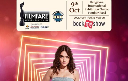 Filmfare Awards South 2022 is to be held in Bengaluru for the 1st time