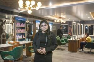 Sangeetha Rajesh, the lady behind Fashion TV Salon in Hyderabad. She is the franchisee-pic 2