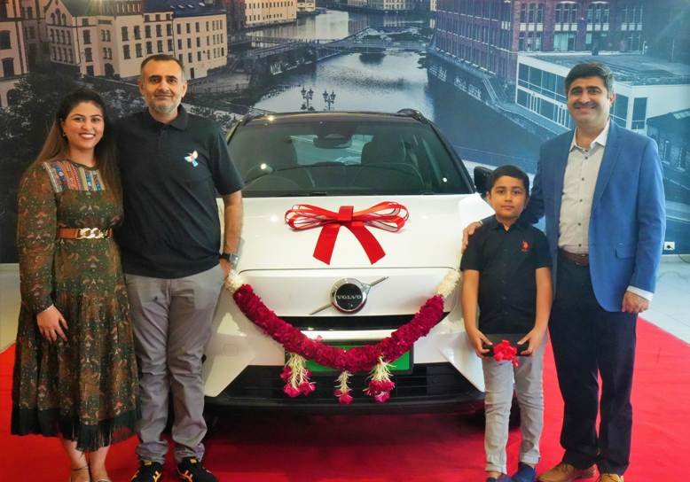 Volvo Car India starts delivery of India’s first locally assembled full-electric luxury SUV – XC40 Recharge