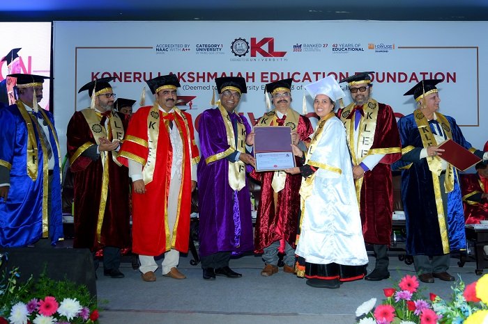 KL Deemed to be University hosted its Crown 12th Annual Convocation on 23rd December 2022