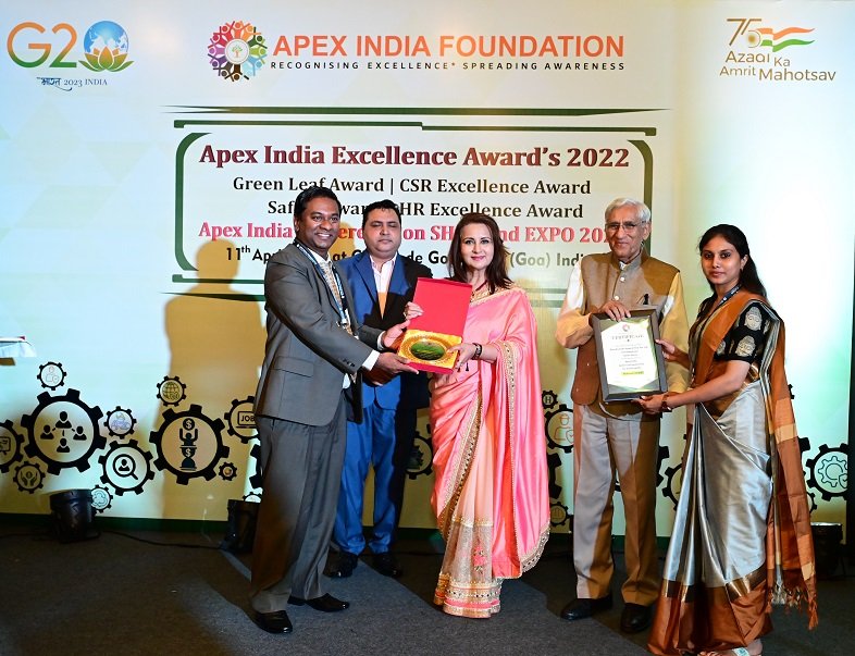 BIAC bags Apex India Green Leaf Platinum Award in Sustainability