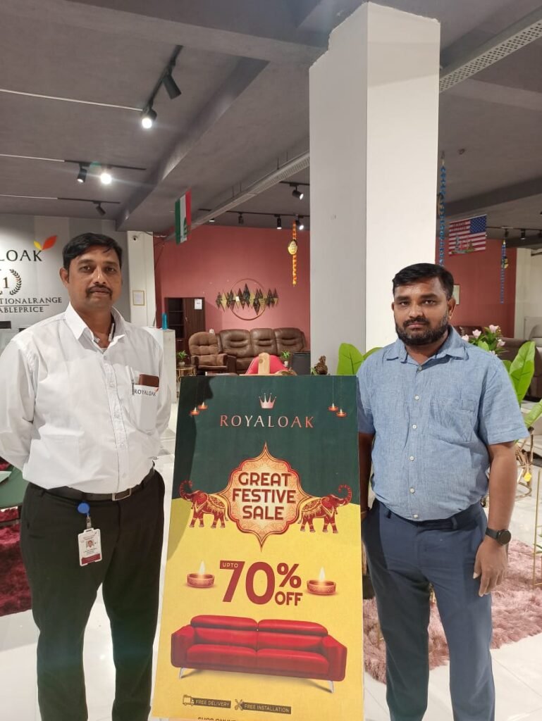 (Left- Right) Khammam Store Manager- Mr. Ramkrishna & Mahesh Area Manager Telangana State..