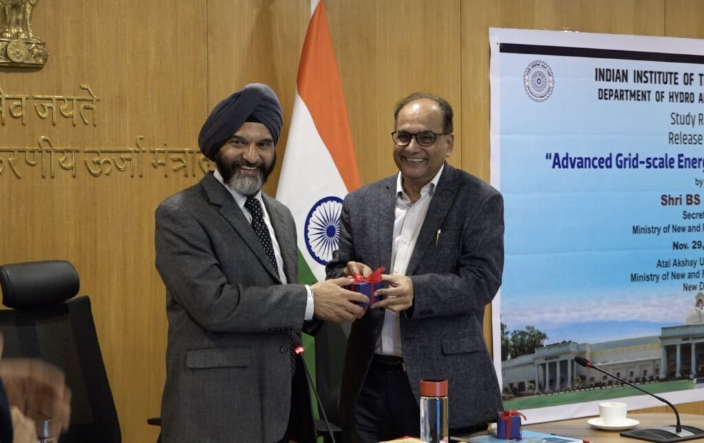 Image -0001 -IIT Roorkee Leads Comprehensive Study on Advanced Grid-Scale Energy Storage Technologies, Unveiled by Ministry of New and Renewable Energy