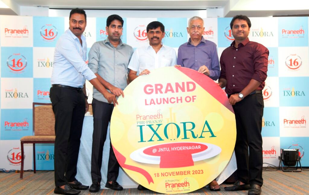 Grand Launch of Luxurious IXORA Project by Praneeth Group