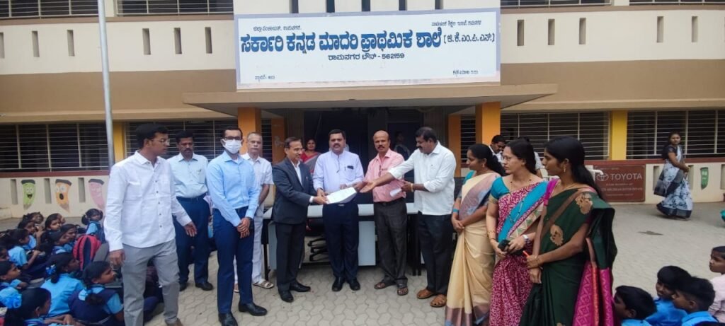 Toyota Kirloskar Motor Enhances Quality Educational Infrastructure at Government Kannada Model Primary School in Ramanagara(1)