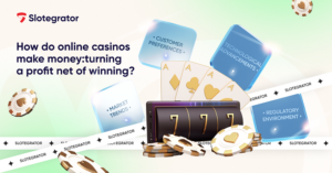 How do online casinos make money?