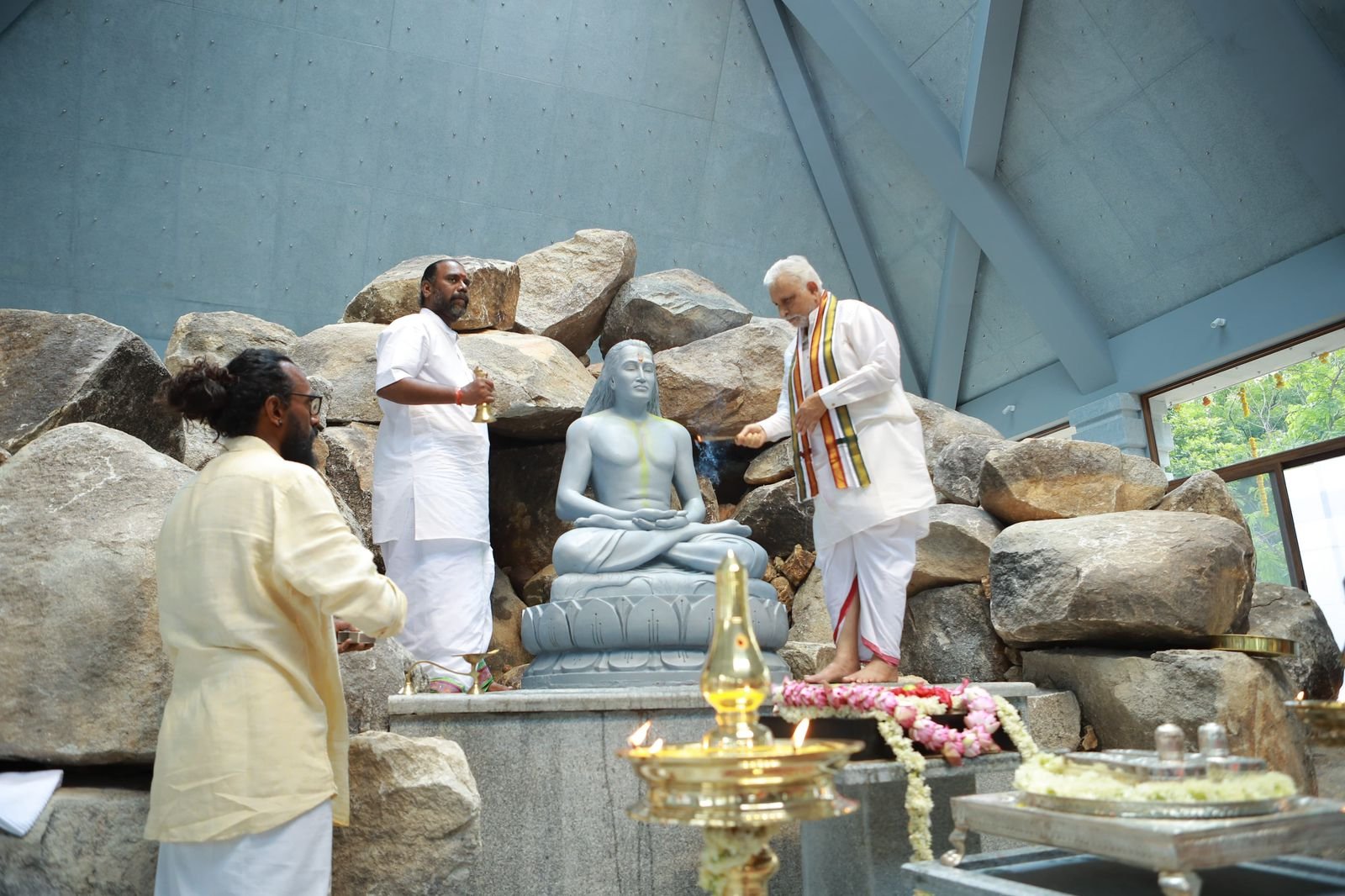 Grand Opening of Sri Guru Mahavtar Babaji Temple at Sri M's Ashram Welcomes All Faiths