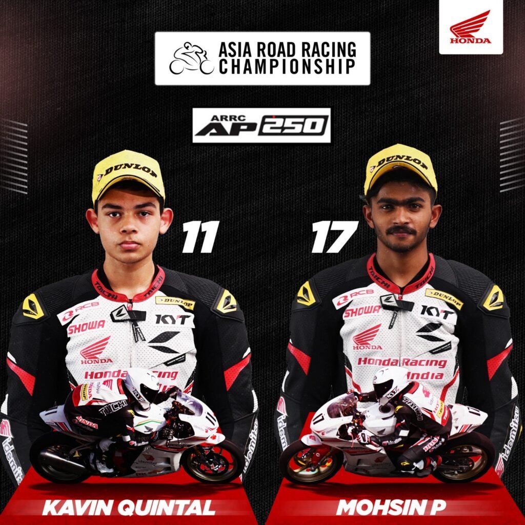 Honda Racing India riders prepare for Round 4 of  2024 FIM Asia Road Racing Championship in Indonesia