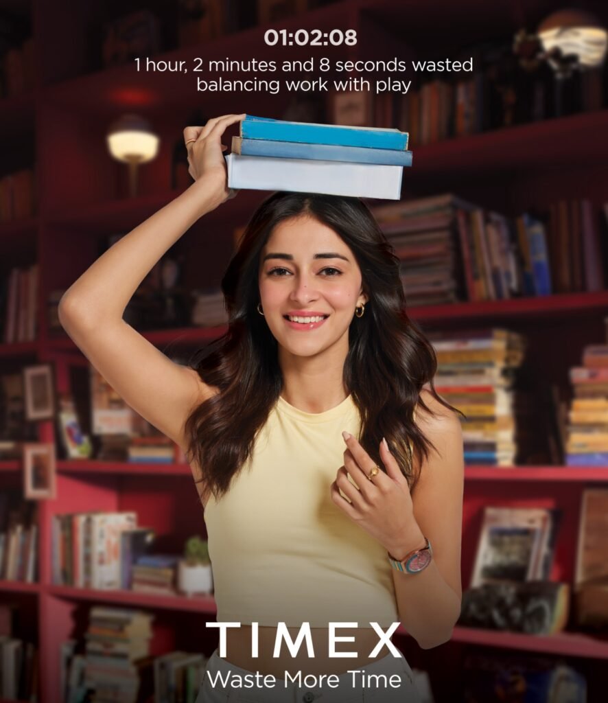 Timex and Ananya Panday are back having fun, balancing work with play