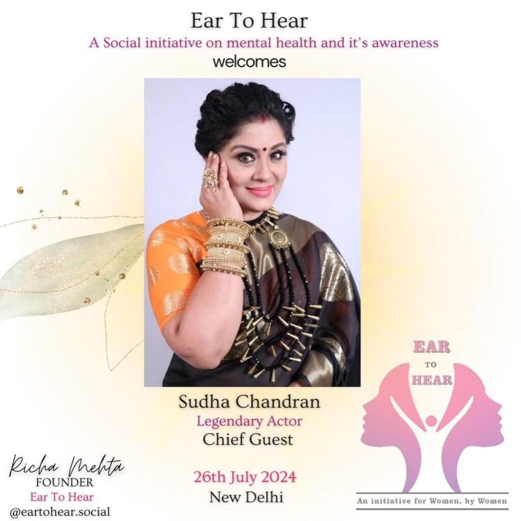 Celebrating Ear To Hear Annual Meet, Edition III on 26th July 2024 : A Social Cause on Women's Mental Health