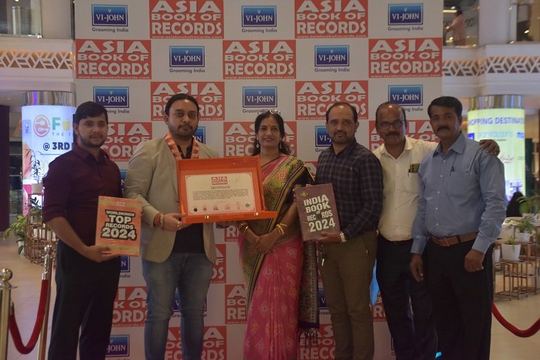 VI John Ganesh Chaturthi campaign recognized by Asia Book of Records